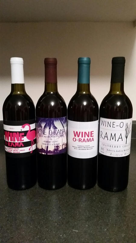 Finished wine bottles!